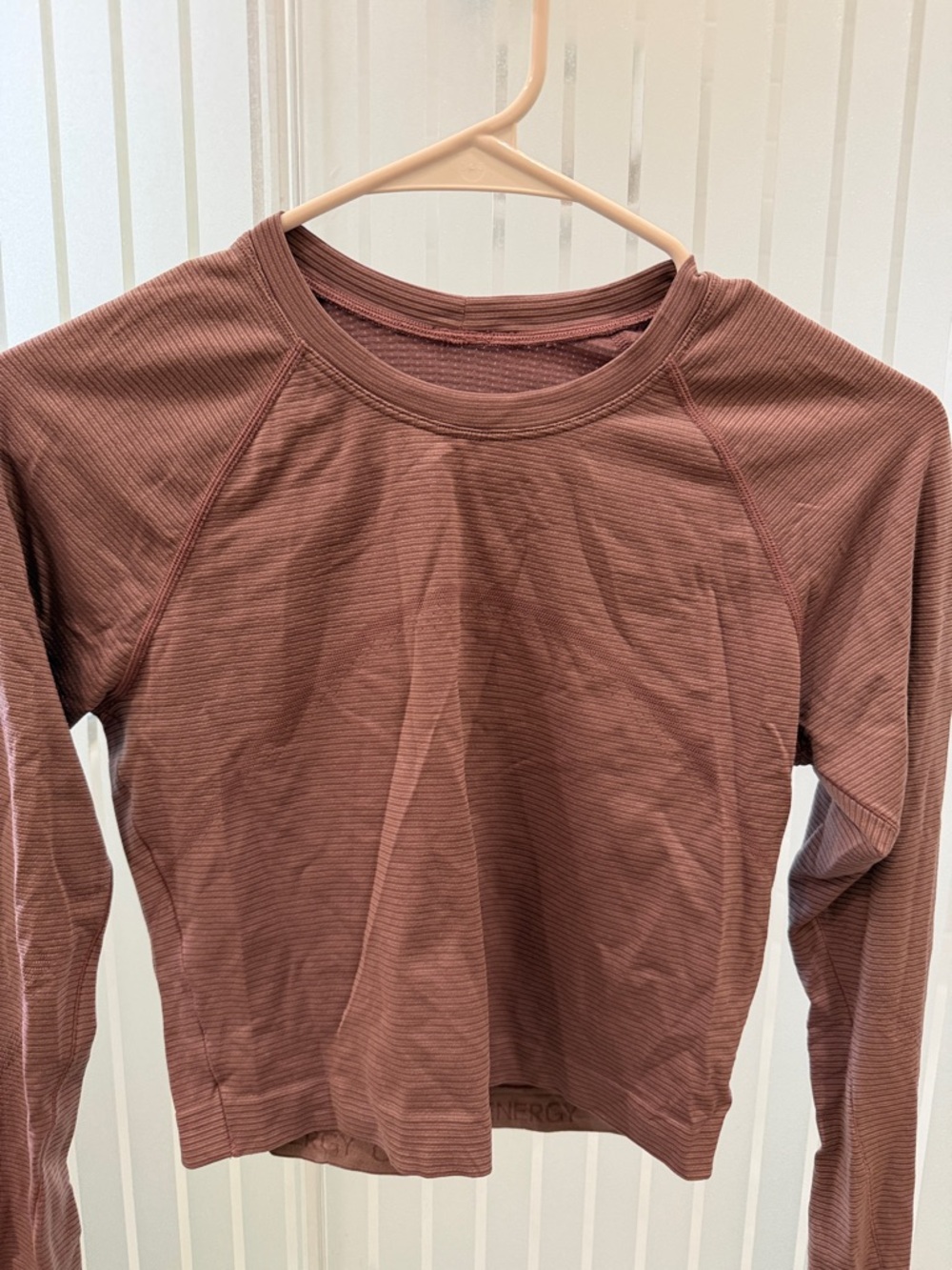lululemon athletica Ribbed Long Sleeve Top - Mauve